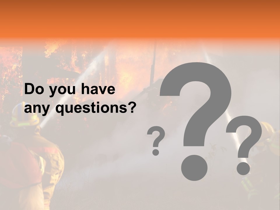 House Fire PowerPoint Template