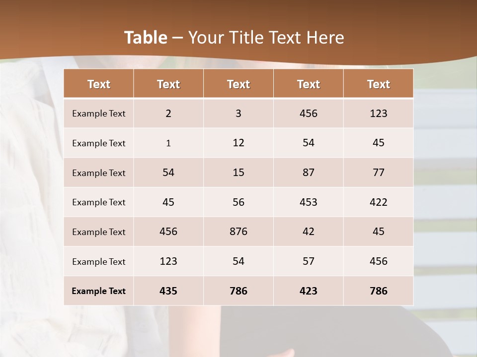 Happy Beautiful Pregnant Woman And Her Husband, Outdoors PowerPoint Template