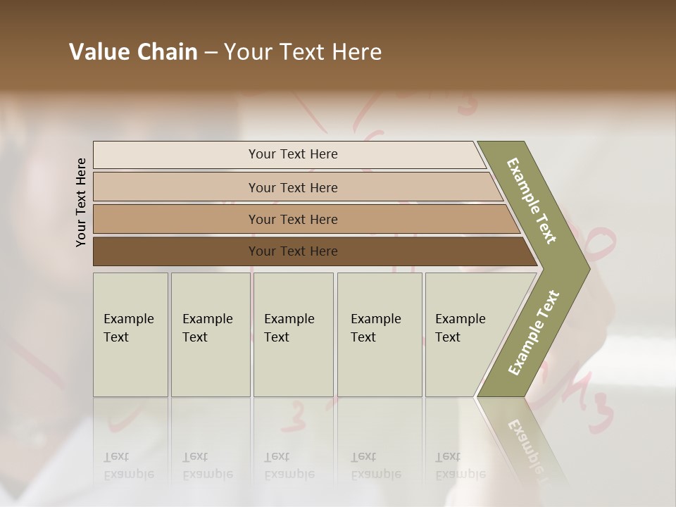 Chemist Writing A Formula PowerPoint Template