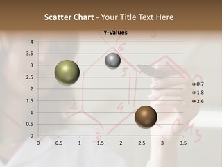 Chemist Writing A Formula PowerPoint Template