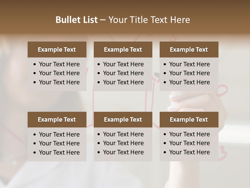 Chemist Writing A Formula PowerPoint Template