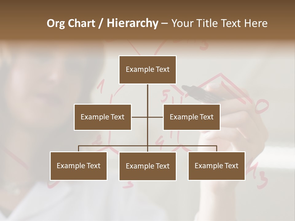 Chemist Writing A Formula PowerPoint Template