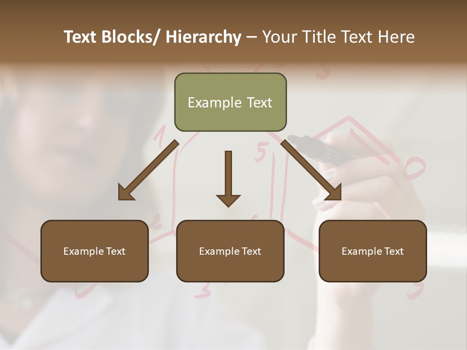 Chemist Writing A Formula PowerPoint Template