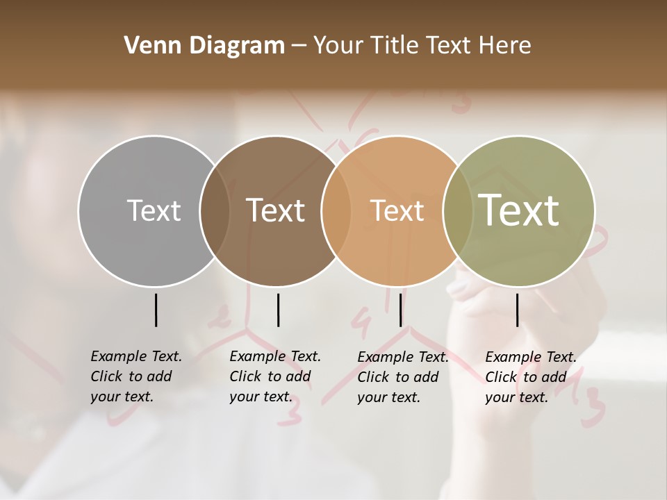 Chemist Writing A Formula PowerPoint Template
