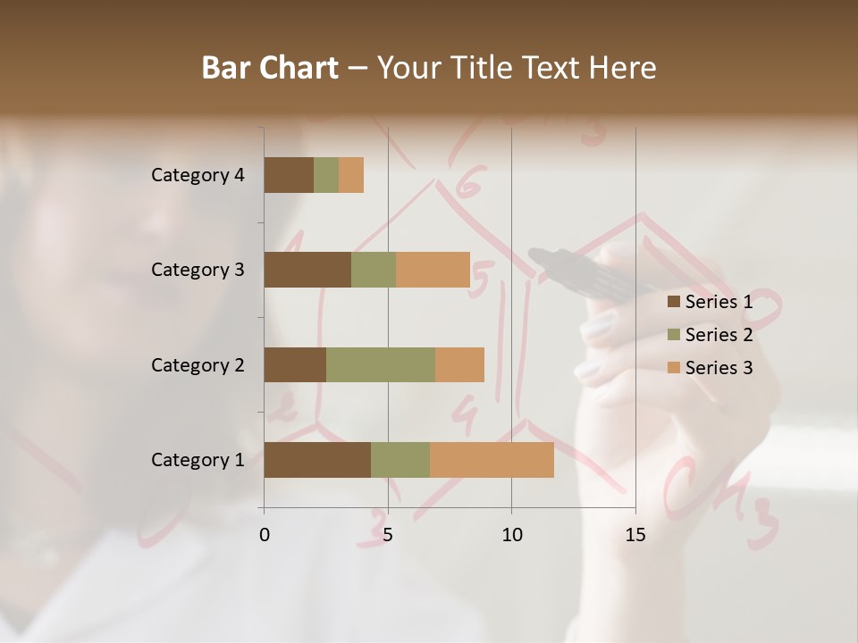 Chemist Writing A Formula PowerPoint Template