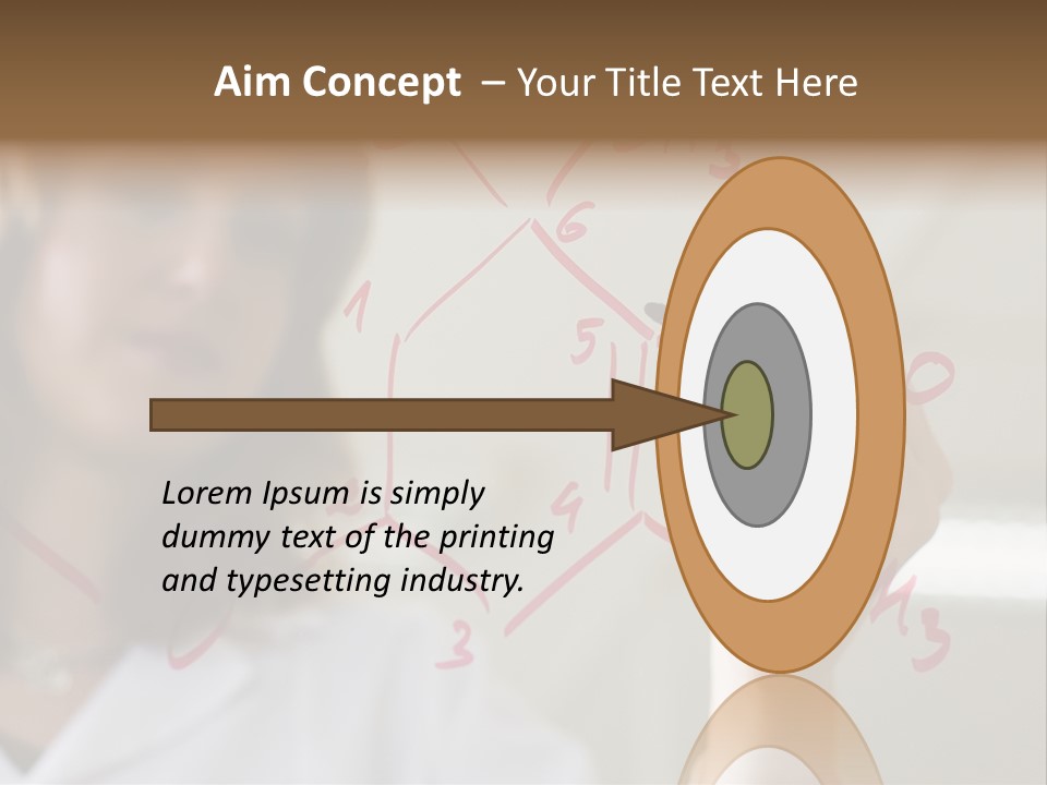 Chemist Writing A Formula PowerPoint Template
