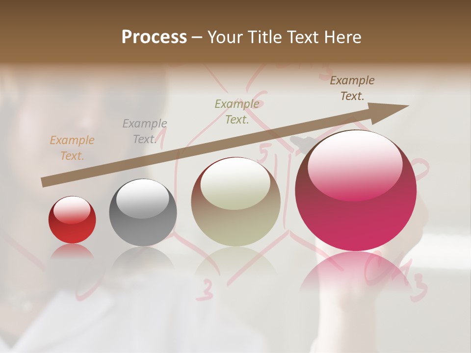 Chemist Writing A Formula PowerPoint Template