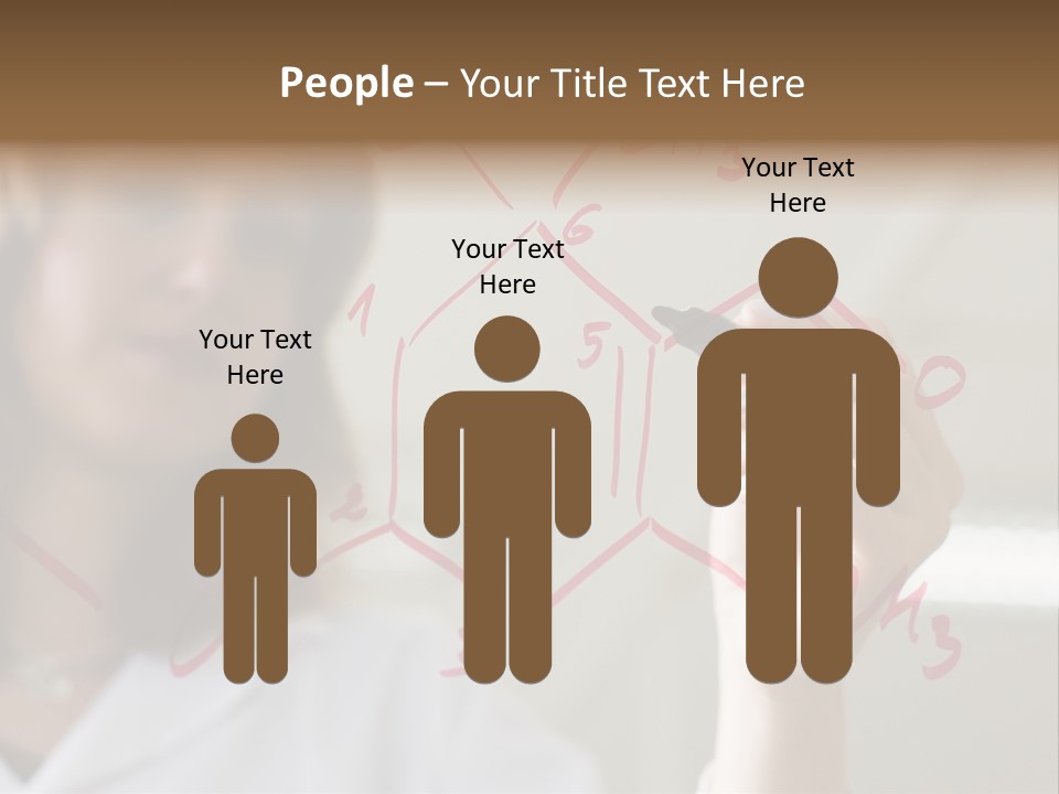 Chemist Writing A Formula PowerPoint Template