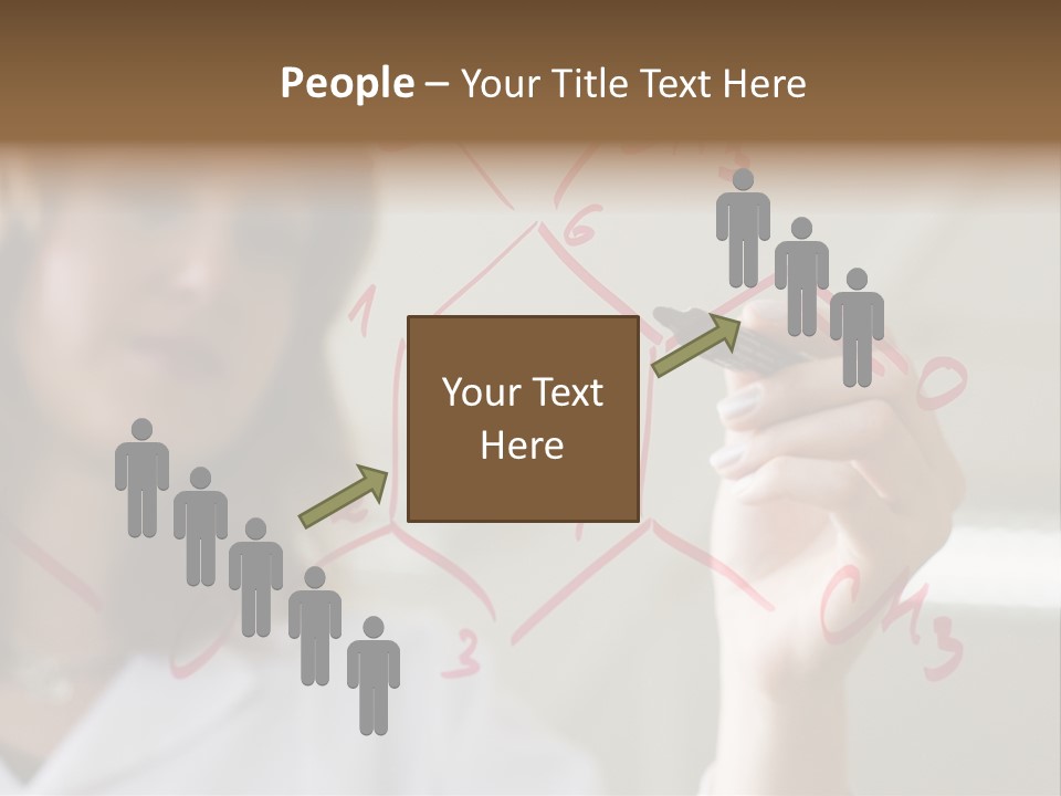 Chemist Writing A Formula PowerPoint Template