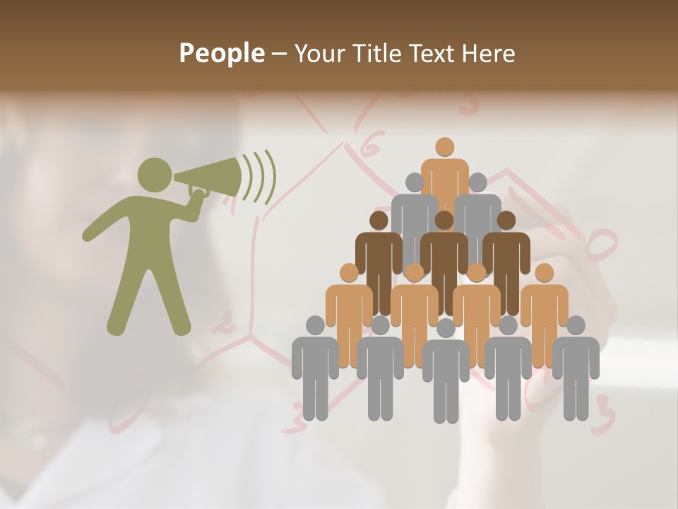 Chemist Writing A Formula PowerPoint Template