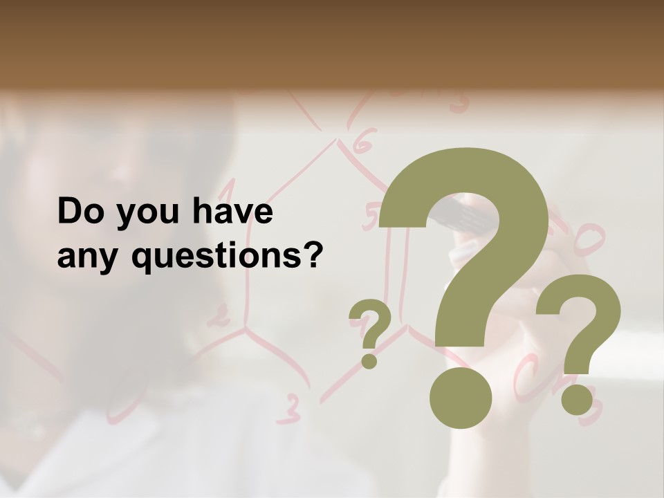 Chemist Writing A Formula PowerPoint Template