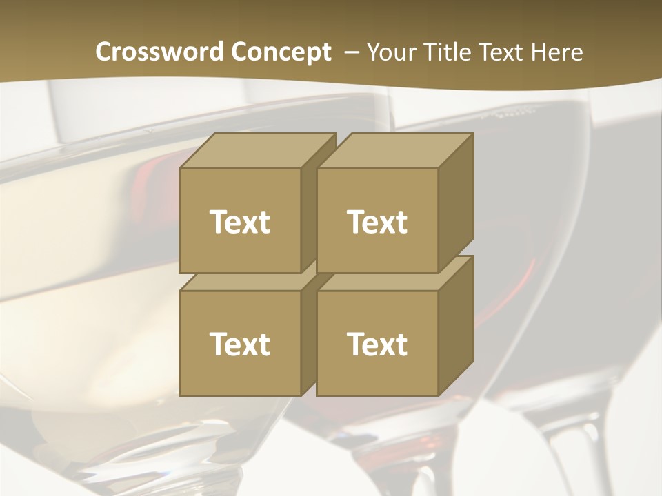 Three Colors Of Wine PowerPoint Template