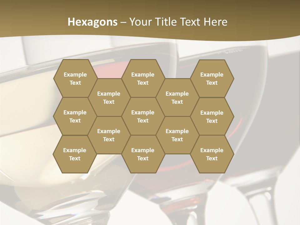 Three Colors Of Wine PowerPoint Template