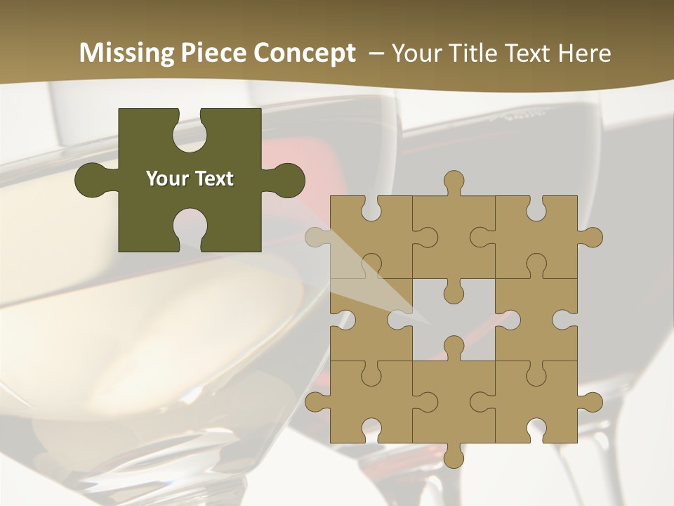 Three Colors Of Wine PowerPoint Template