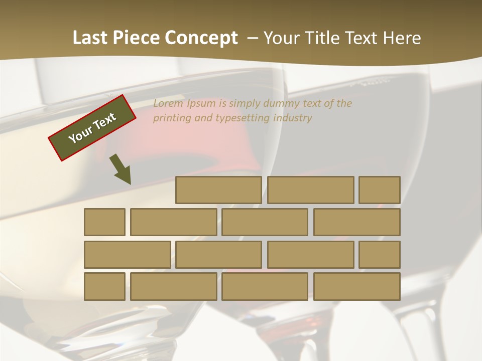 Three Colors Of Wine PowerPoint Template