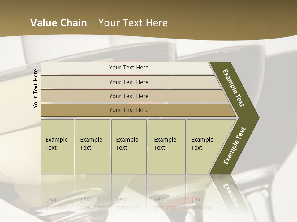 Three Colors Of Wine PowerPoint Template