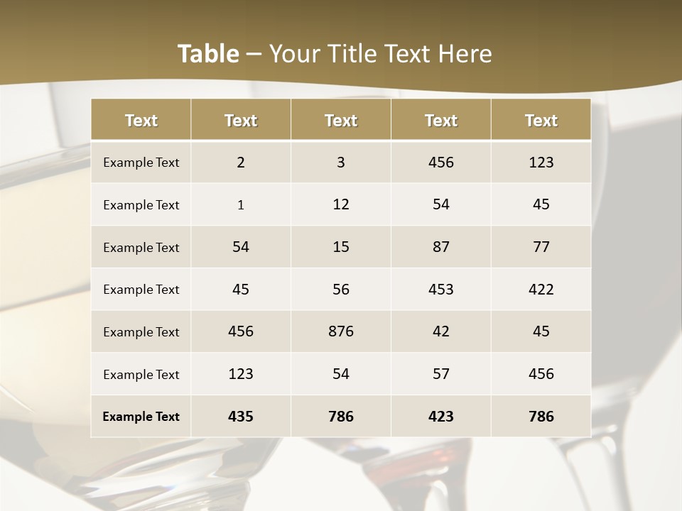 Three Colors Of Wine PowerPoint Template