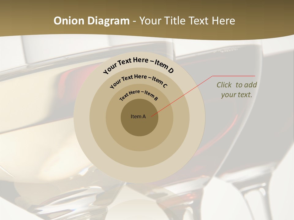 Three Colors Of Wine PowerPoint Template