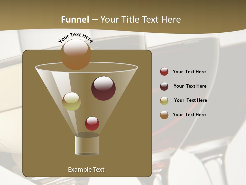 Three Colors Of Wine PowerPoint Template