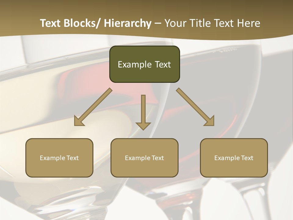 Three Colors Of Wine PowerPoint Template