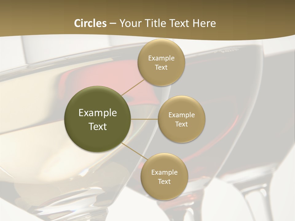 Three Colors Of Wine PowerPoint Template