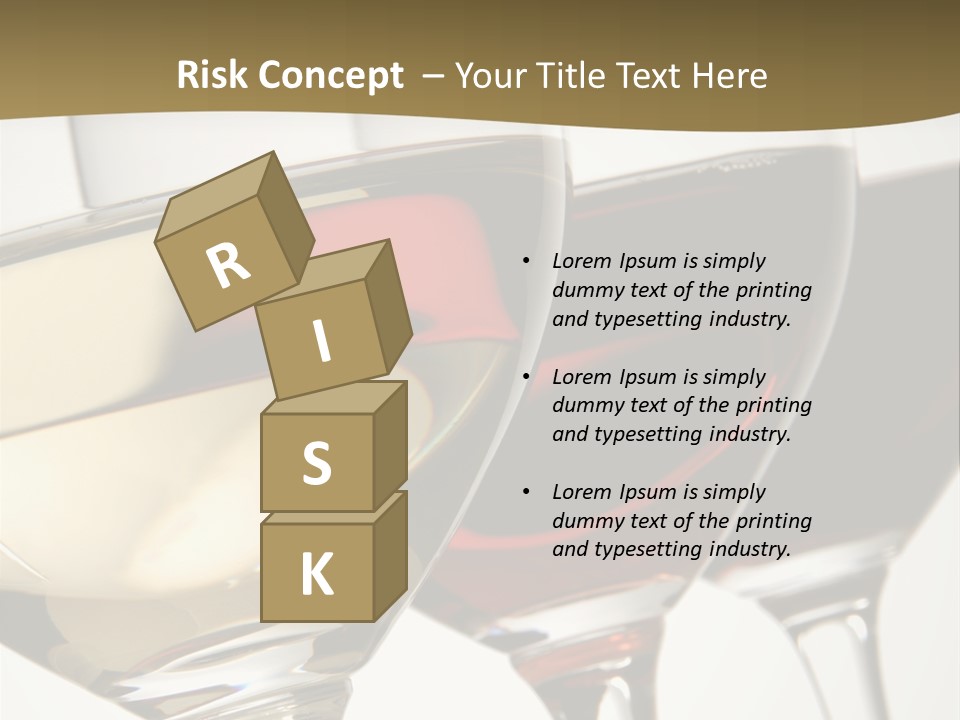 Three Colors Of Wine PowerPoint Template