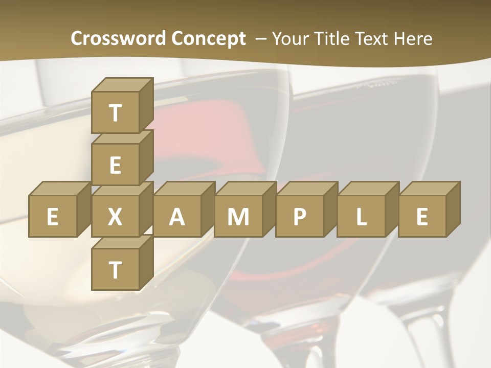 Three Colors Of Wine PowerPoint Template