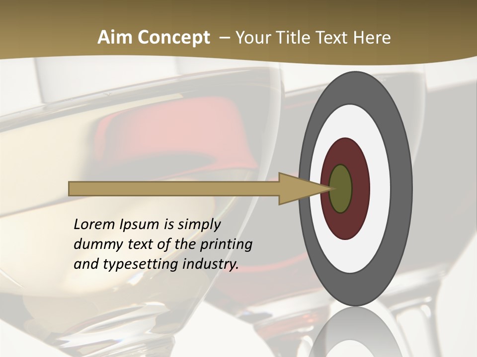 Three Colors Of Wine PowerPoint Template