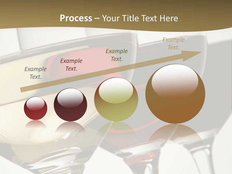 Three Colors Of Wine PowerPoint Template