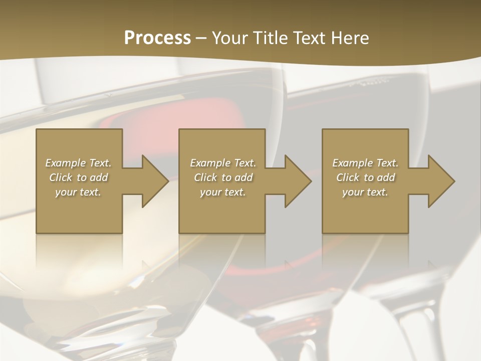 Three Colors Of Wine PowerPoint Template