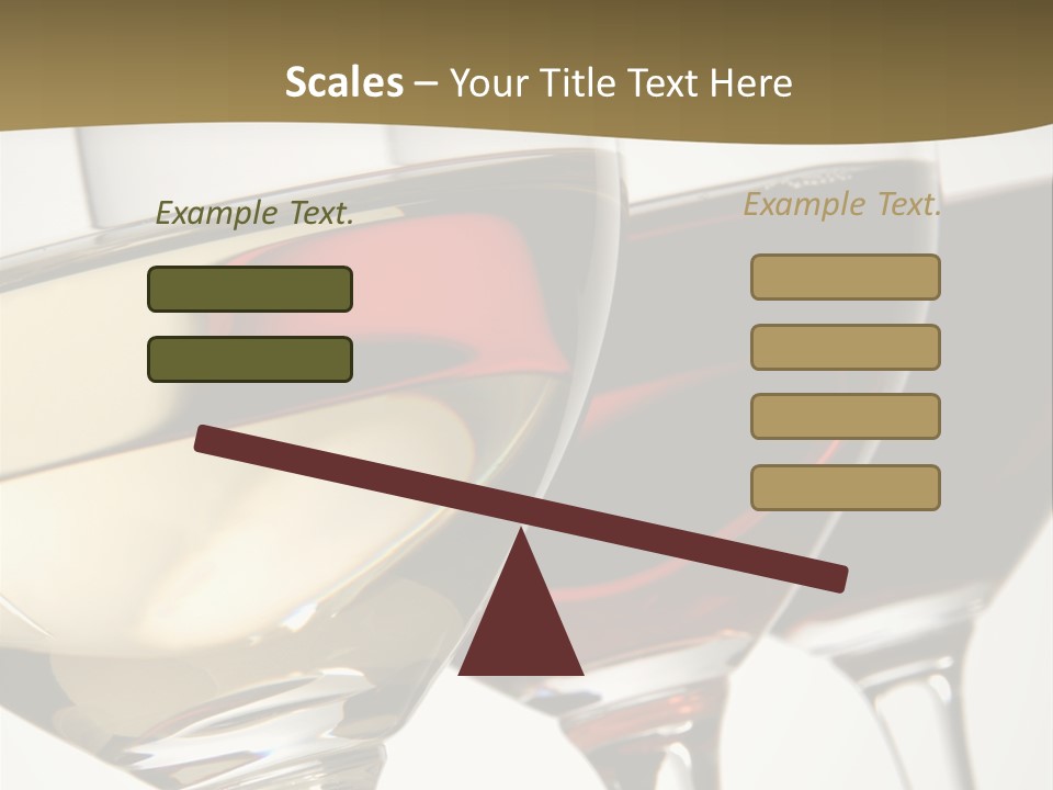 Three Colors Of Wine PowerPoint Template