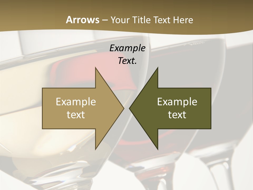 Three Colors Of Wine PowerPoint Template