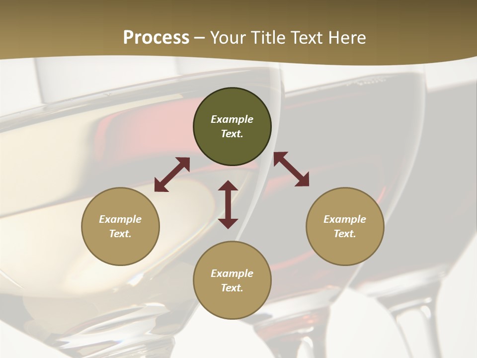 Three Colors Of Wine PowerPoint Template