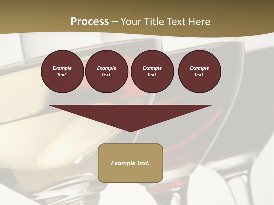 Three Colors Of Wine PowerPoint Template