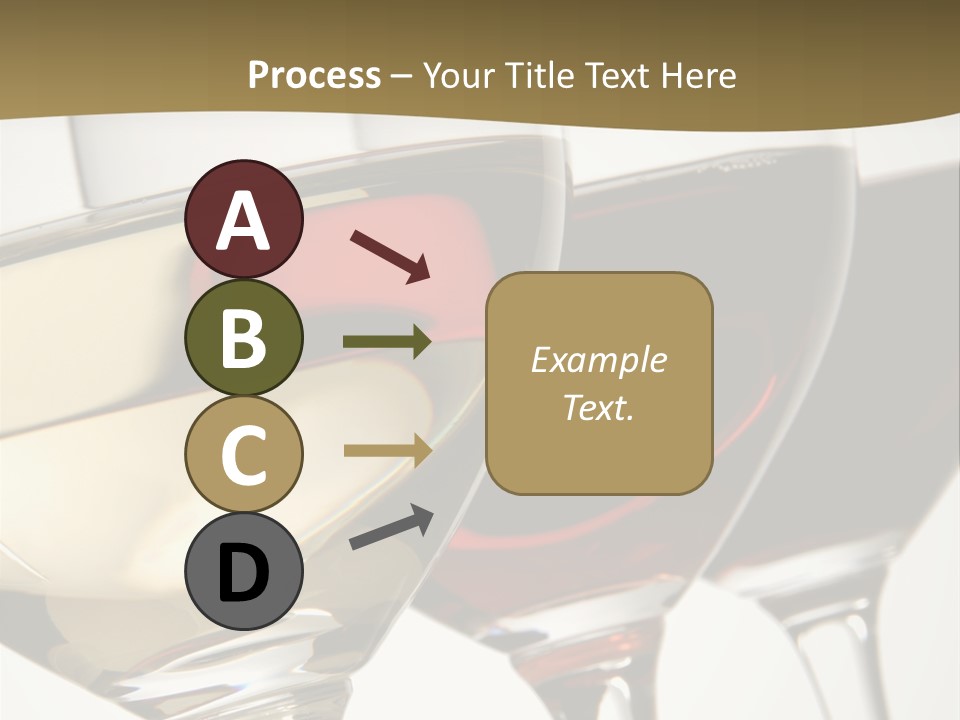 Three Colors Of Wine PowerPoint Template