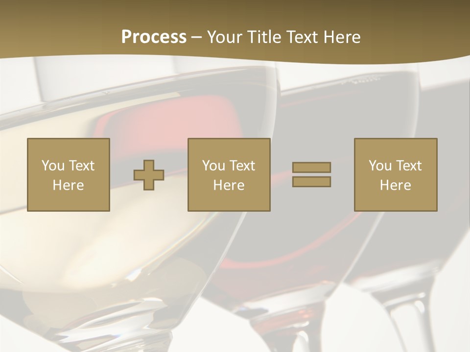 Three Colors Of Wine PowerPoint Template