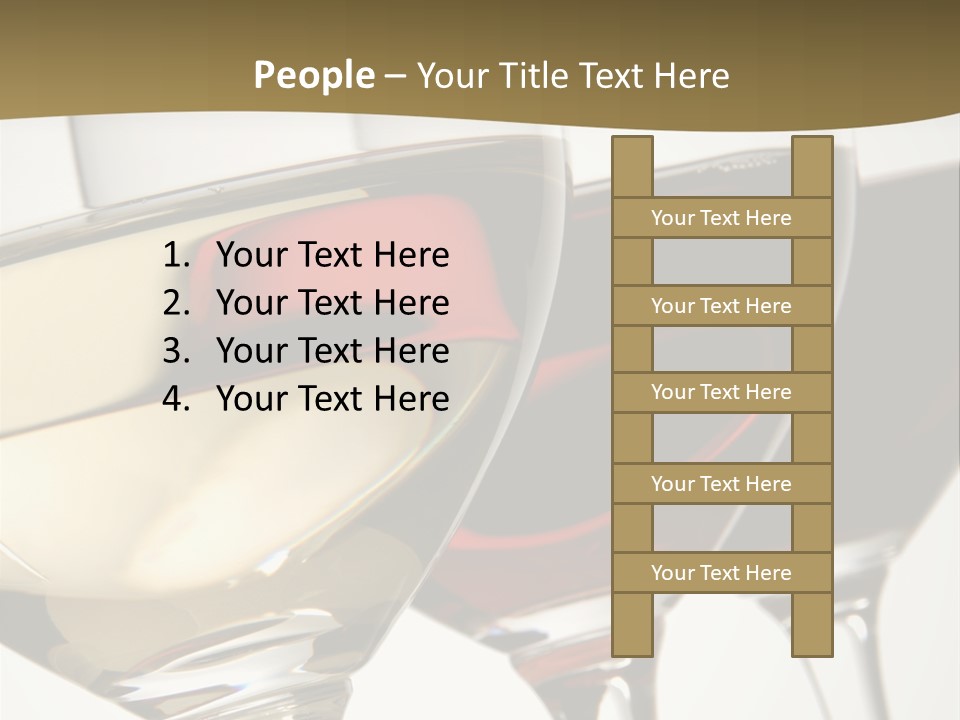 Three Colors Of Wine PowerPoint Template