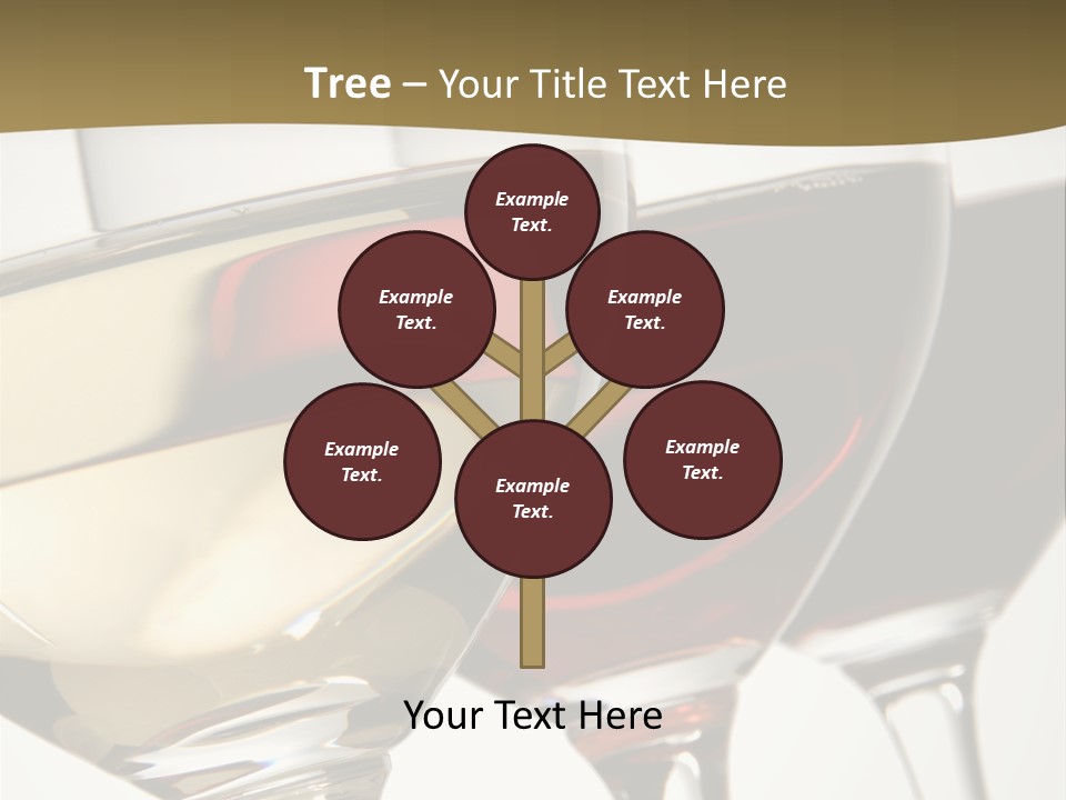 Three Colors Of Wine PowerPoint Template