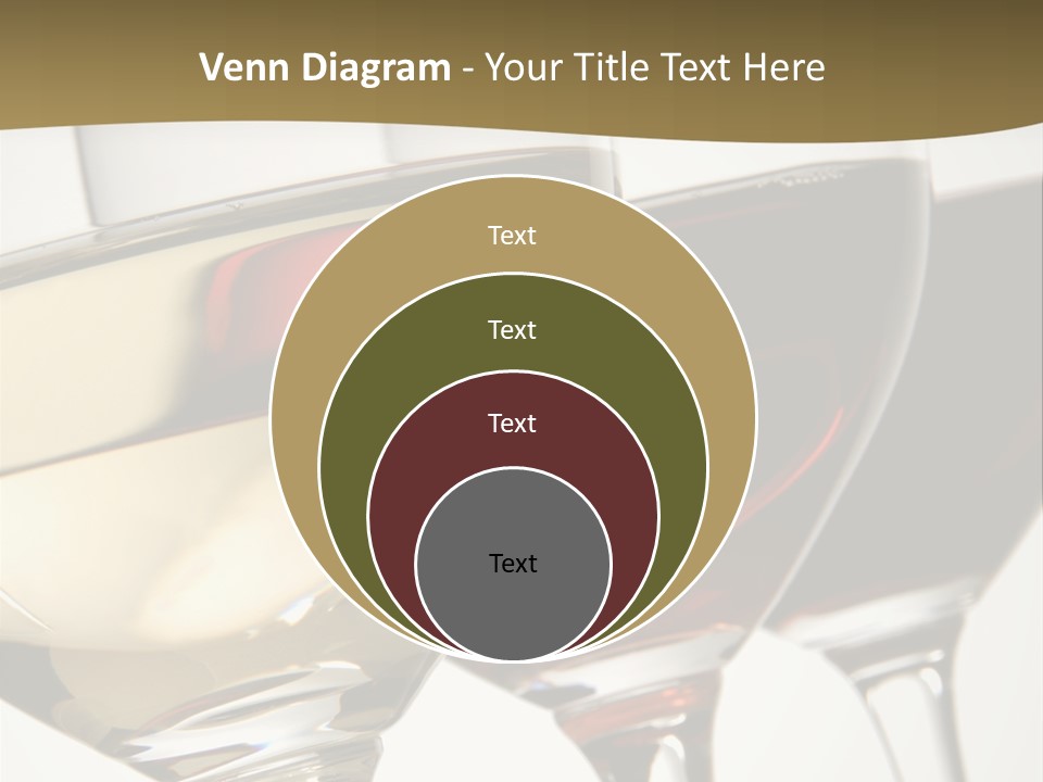 Three Colors Of Wine PowerPoint Template