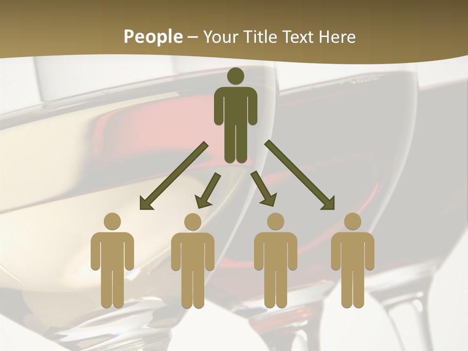 Three Colors Of Wine PowerPoint Template