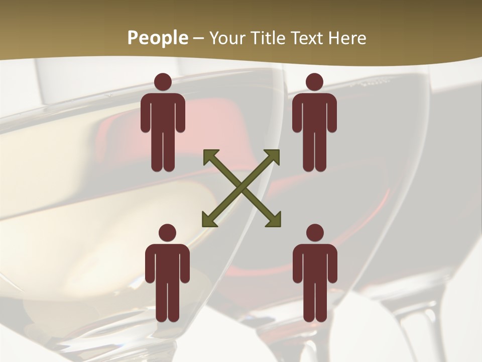 Three Colors Of Wine PowerPoint Template