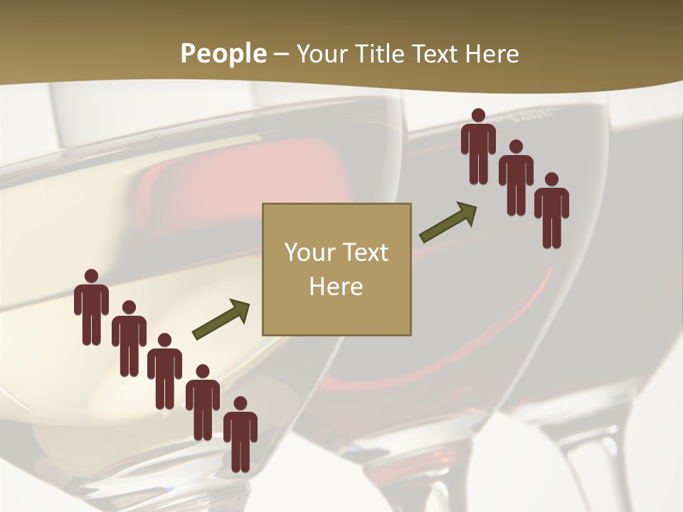 Three Colors Of Wine PowerPoint Template