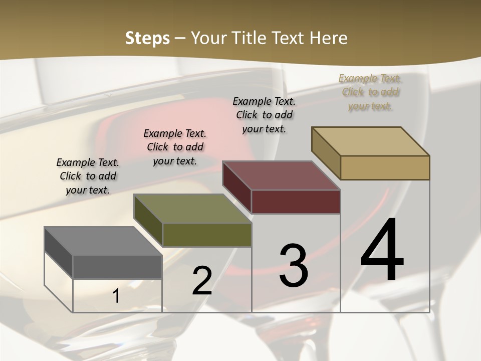 Three Colors Of Wine PowerPoint Template