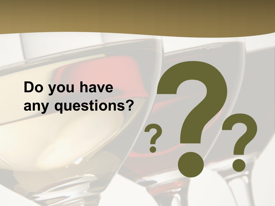 Three Colors Of Wine PowerPoint Template