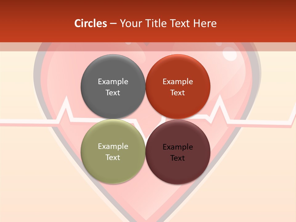 Human Beating Heart PowerPoint Template