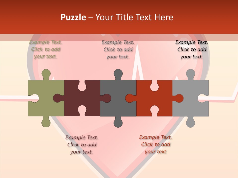 Human Beating Heart PowerPoint Template