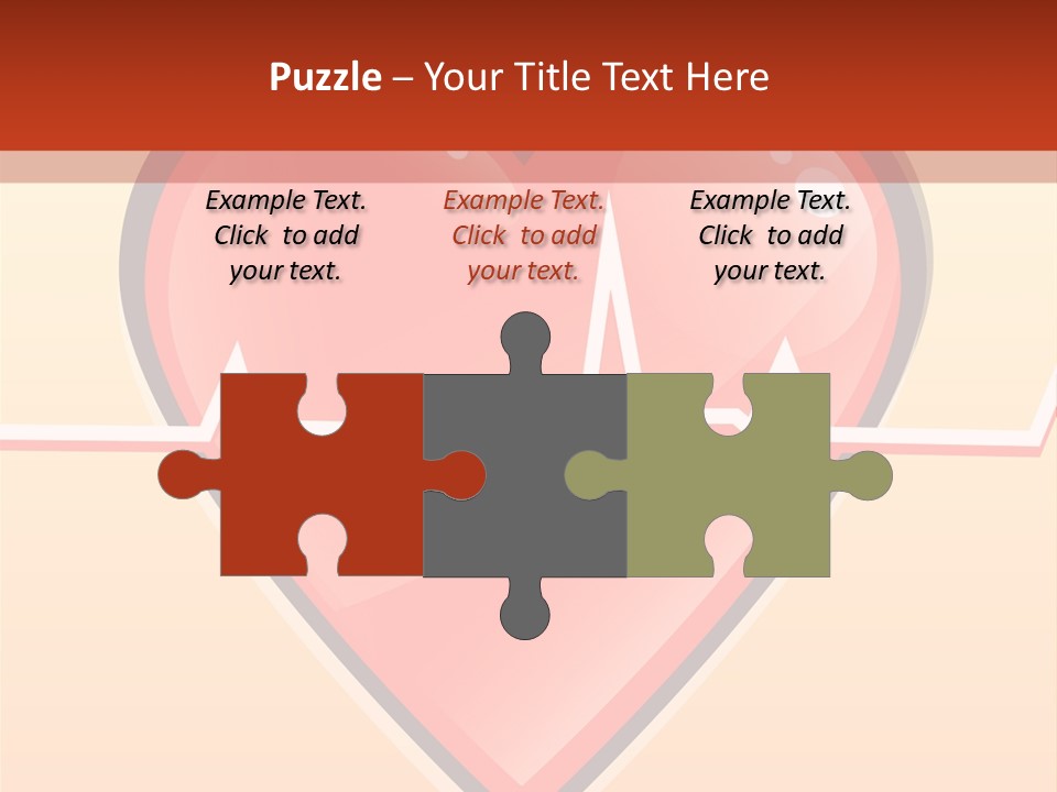 Human Beating Heart PowerPoint Template