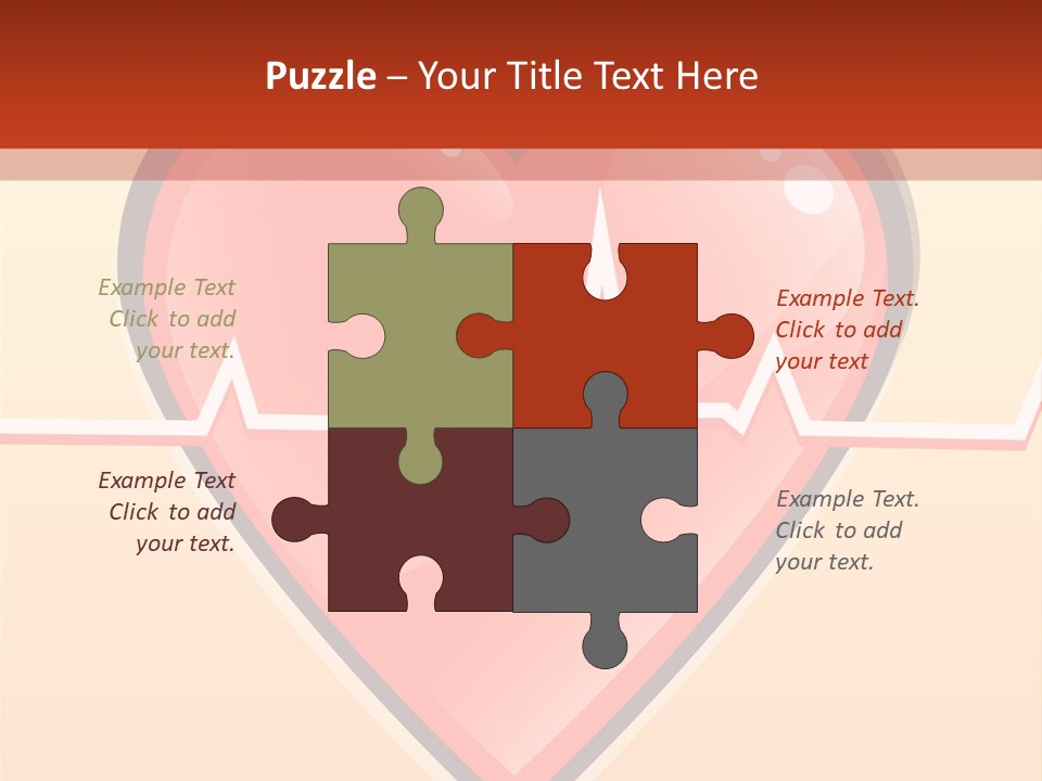 Human Beating Heart PowerPoint Template