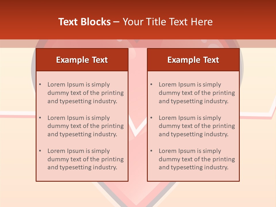 Human Beating Heart PowerPoint Template