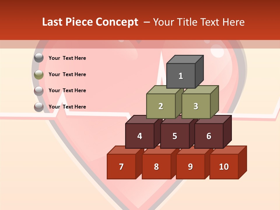 Human Beating Heart PowerPoint Template